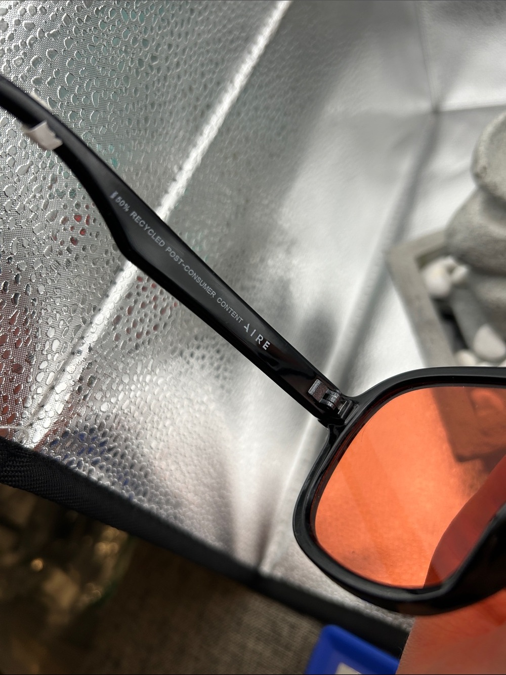AIRE Whirlpool Sunglasses - Black, Aviator, Unisex, 70s Hollywood Style - Picture 7 of 9